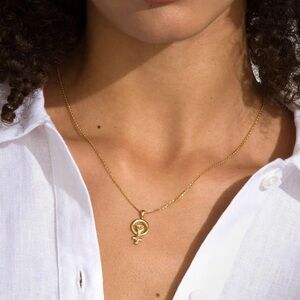 Woman Power Necklace by Awe Inspired amethyst, tarnish proof 14k gold vermeil 💜